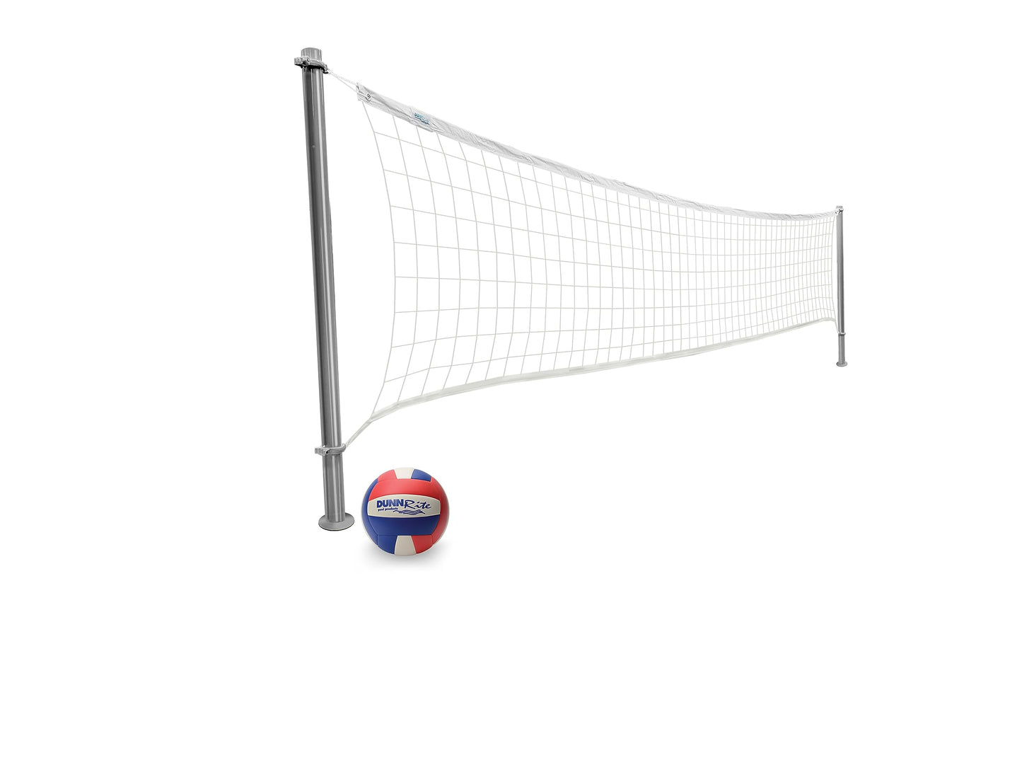 DUNNRITE Stainless Deck Volleyball Set with ball, Pump Not Included