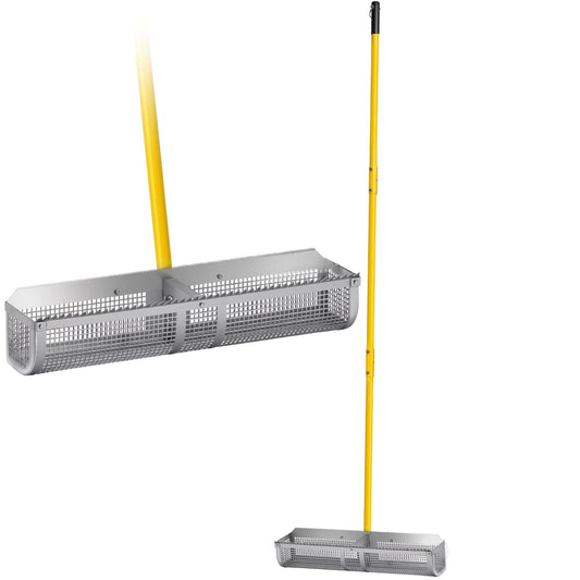 28'' Aluminum Debris Collector for Lake & Ponds, Yellow.
