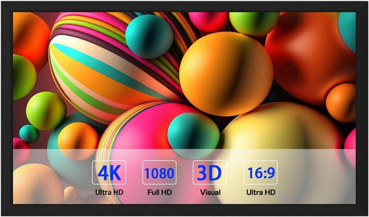 100 inch Projector Screen 1.1 Gain 16:9 Format