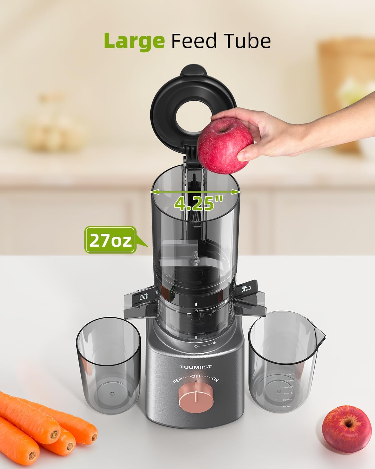 TUUMIIST extractor de jugos y vegetales