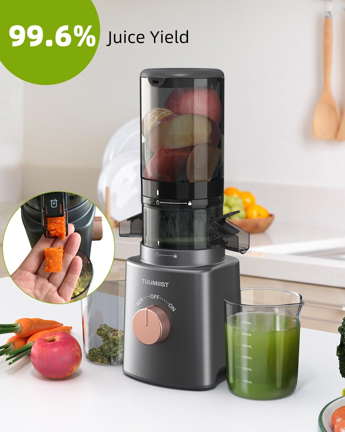 TUUMIIST extractor de jugos y vegetales