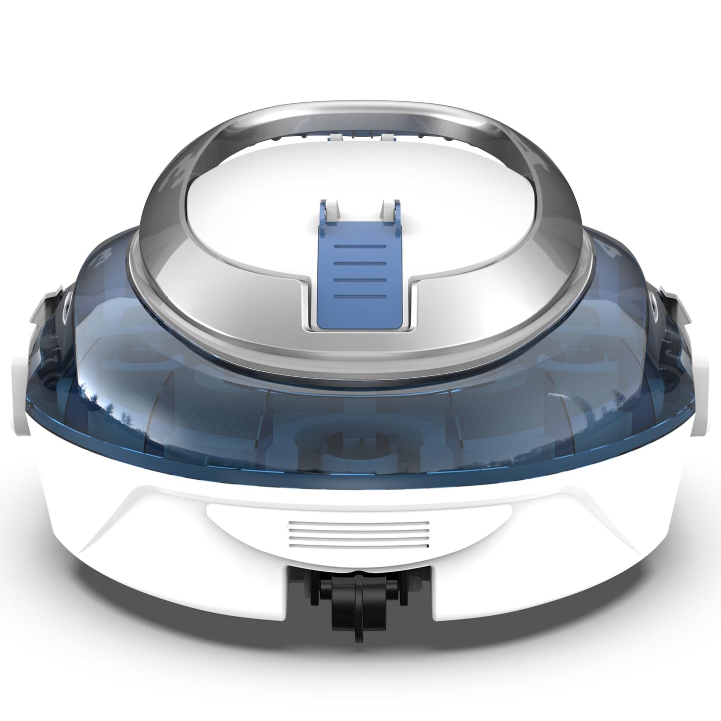 Cordless Robotic Pool Cleaner for Above Ground Pools, White, Self-Parking Design and Easy Operation Sky White