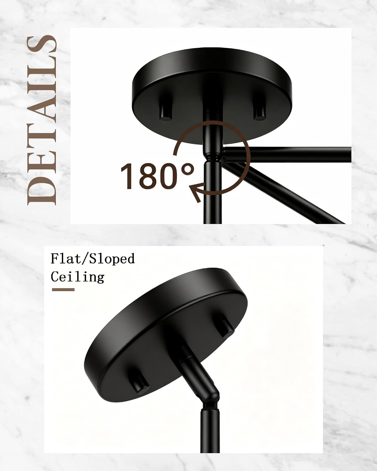 2-Pack Pendant Lights Kitchen Island, Matte Black, IN-Pl02-BK-2PK | 10-Inch Dia Kitchen Island Pendant Lights Set of 2, Round-Shaped Design, 42-Inch Adjustable Downrods, E26 Sockets; Hardwired.