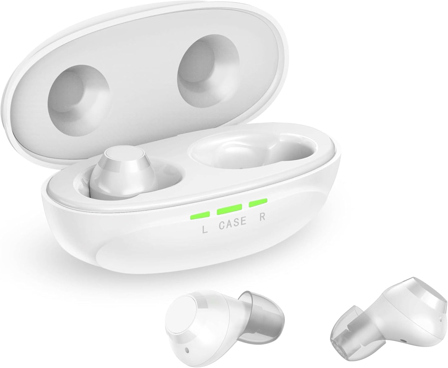 J. Health OTC Hearing Aids Clear Conversations and Comfortable Wear, Rechargeable Hearing Aids for Seniors, Noise Cancellation and NTC Protection