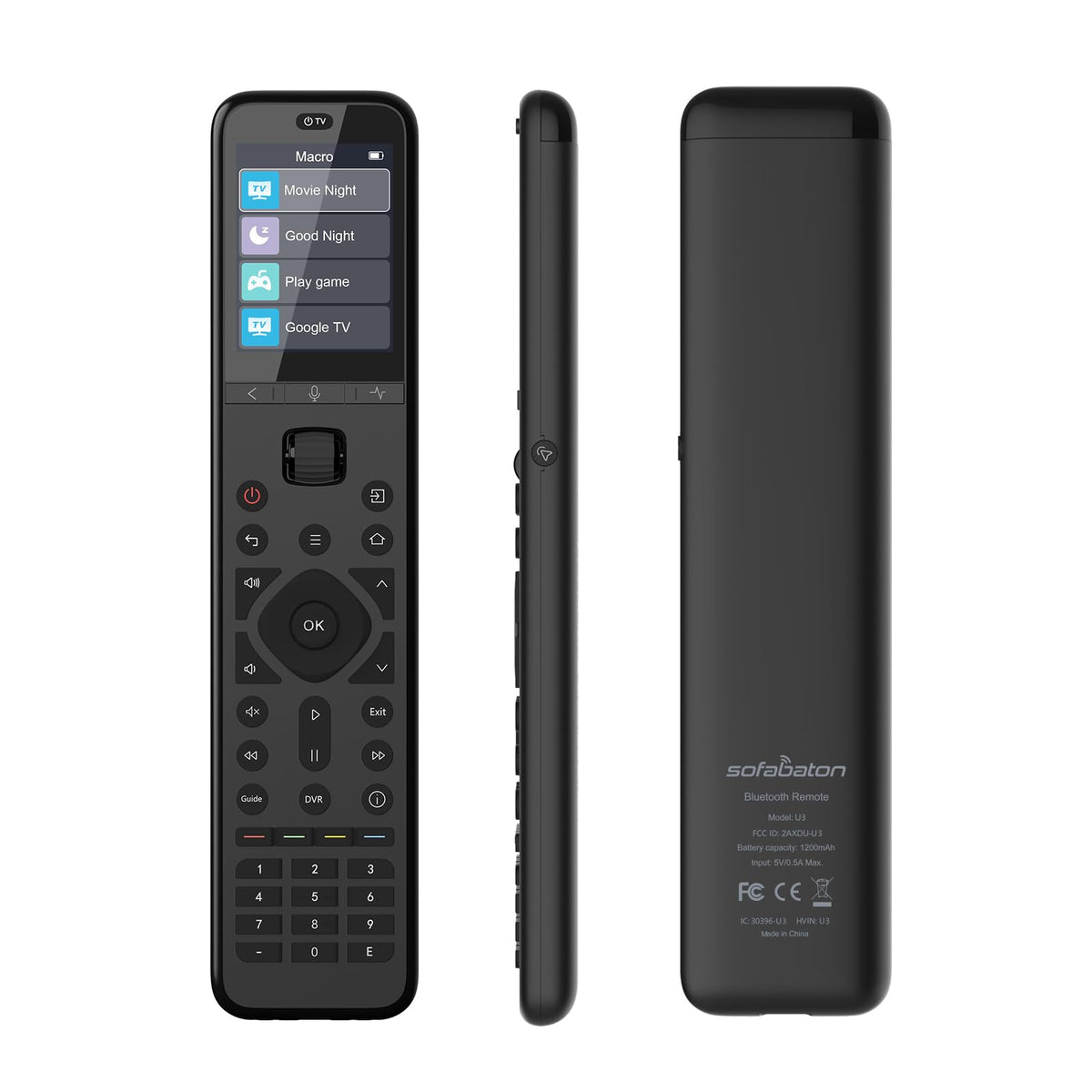 SofaBaton U3 All-in-One Smart Universal Remote Control