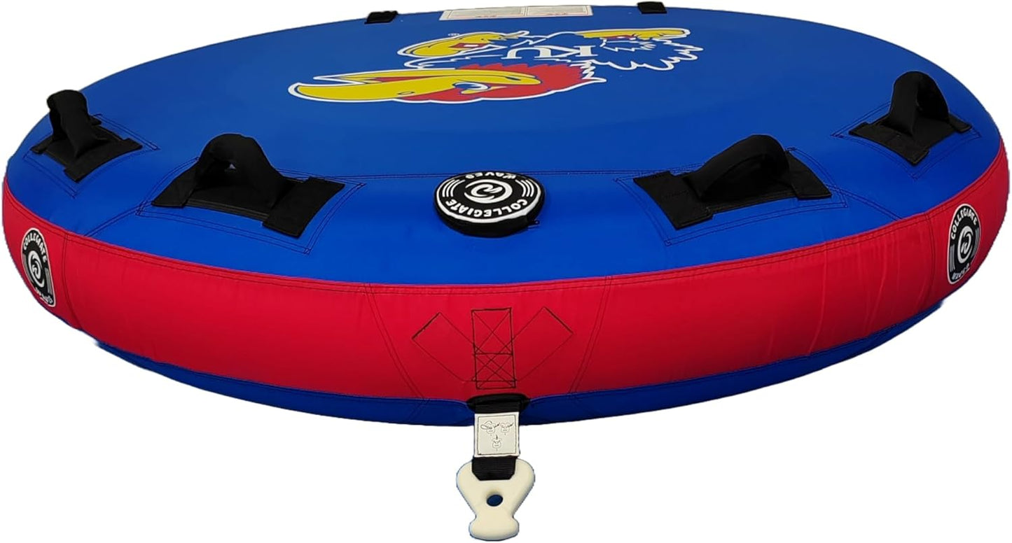 Collegiate Waves The Rookie 70&#34; Round Tube (University of Kansas - Jayhawks)