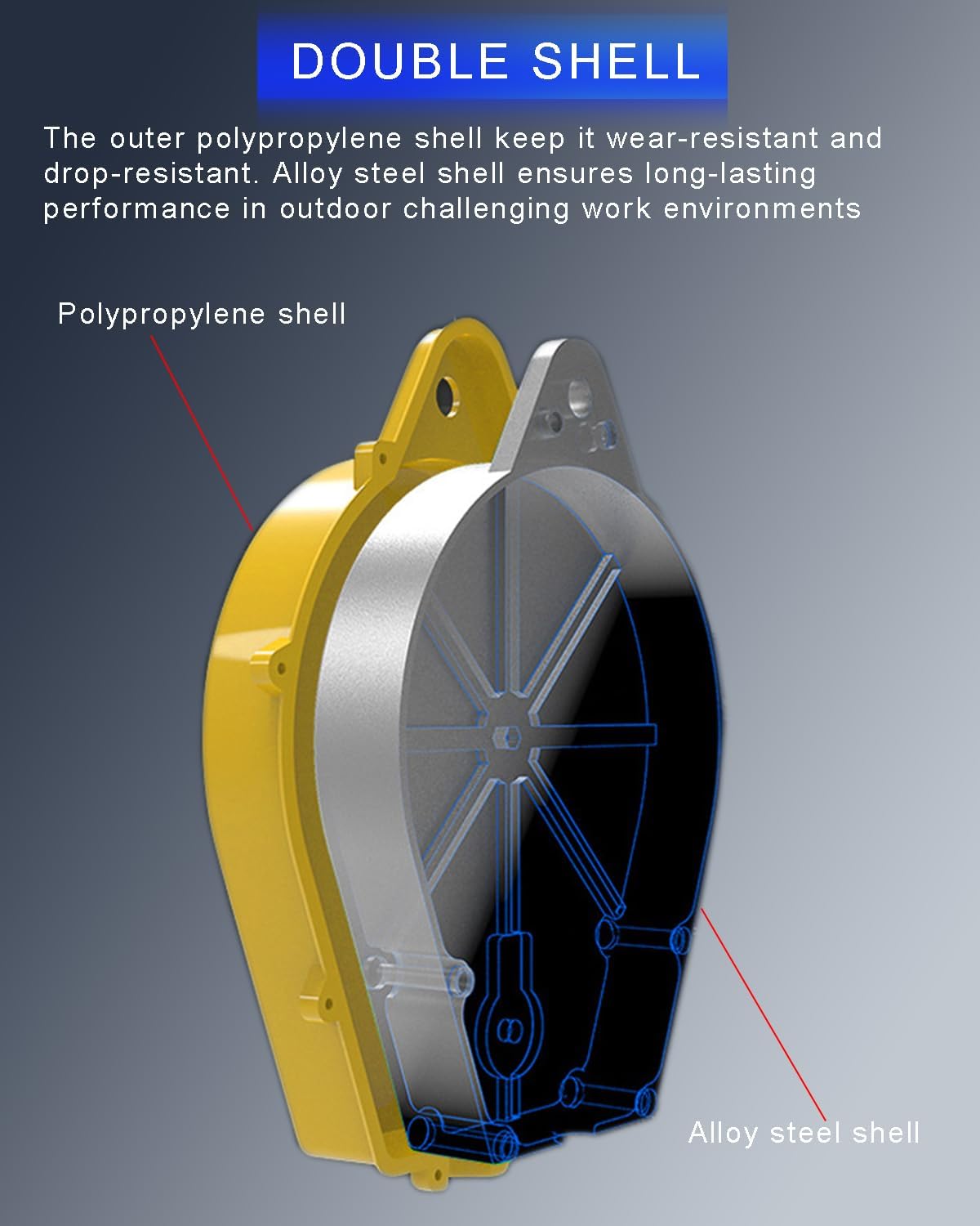 100FT Self Retracting Lifeline 310LBS Fall Arrest Fall Protection Dual Alloy Steel Hook Steel Wire Rope Heavy Duty Re