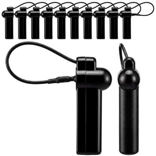 Anti-Theft Tags, 500 Pcs RF 8.2Mhz AM Security Clothing Tags - Retail EAS Clothes Tag Label Reusable for Supermarket, Shopping Mall, Clothing Store (Black)