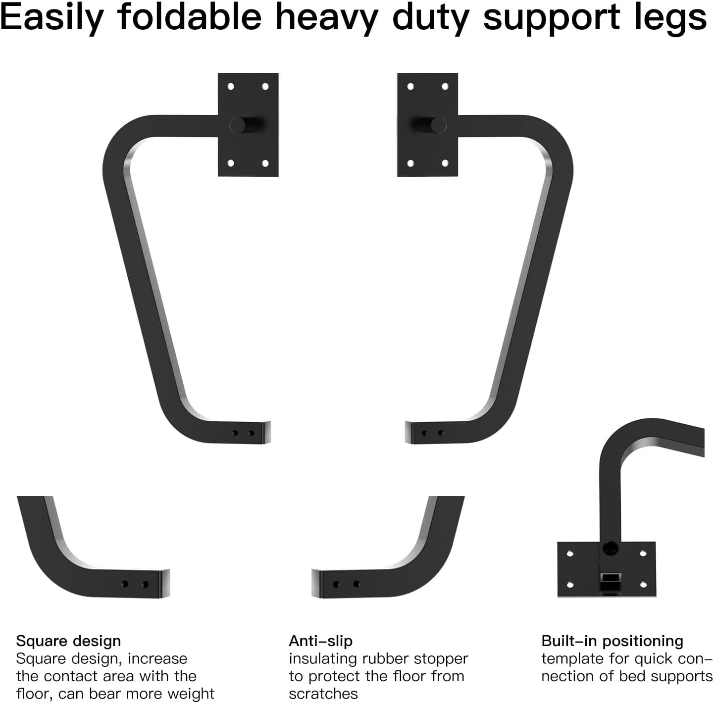 Twin Murphy Bed Hardware Kit, Folding Wall Bed Kit,Horizontal,Easy to Install,Saving Space