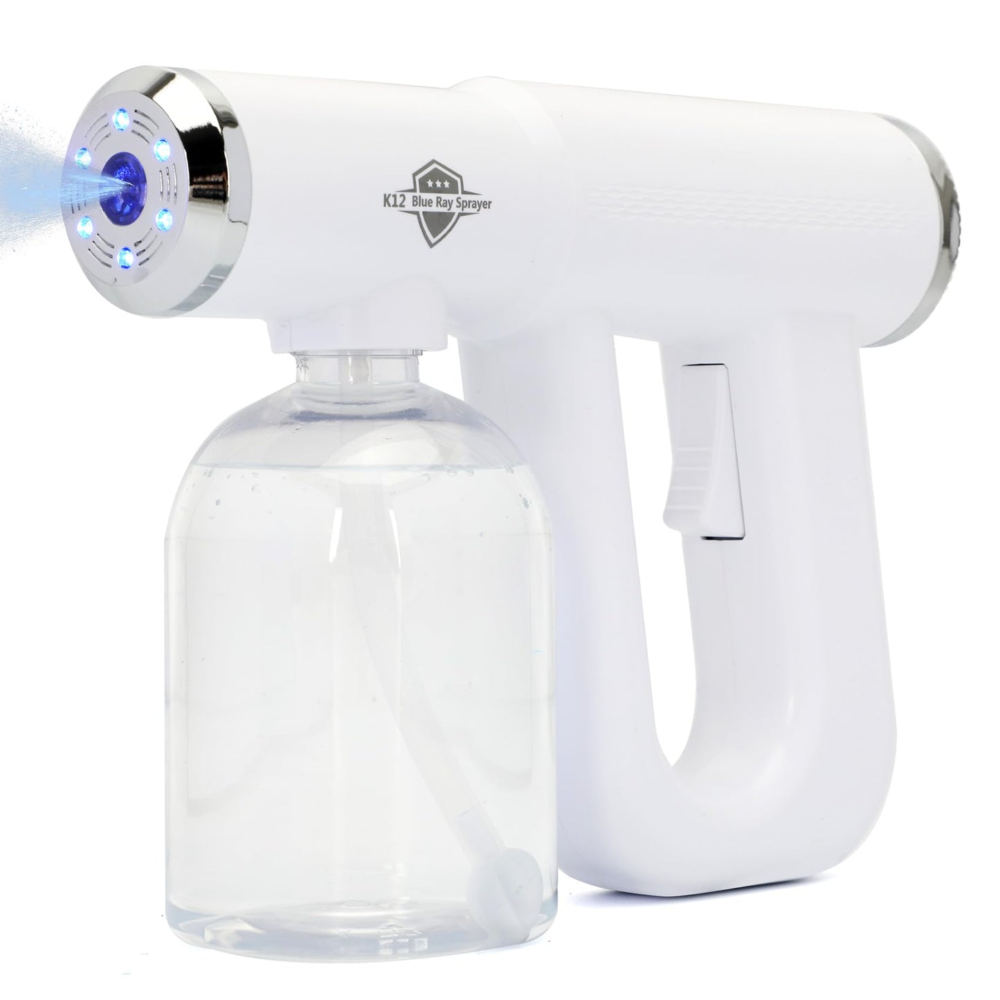 2-Pack Disinfectant fogger, K12 Blue Ray Disinfectant Fogger Machine, ULV Nano Sanitizer Gun, Cordless Rechargeable Handheld Sanitizing Sprayer, Electrostatic Portable Sprayerf for Home or Office