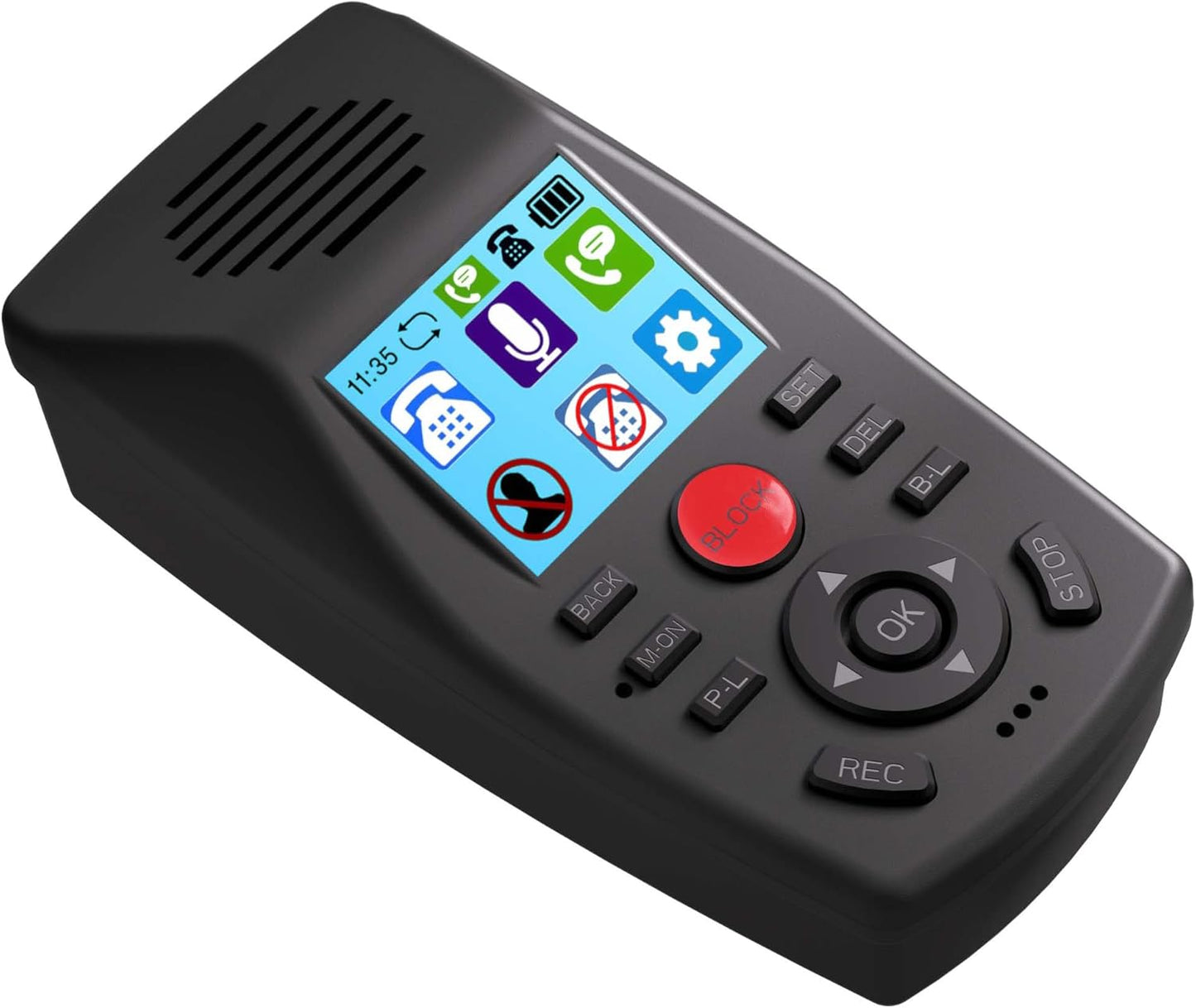Analog Telephone Recorder, 32GB Automatic Call Recording with Time Stamp, Answer Machine, Remote Access, Call ID Block, Do Not Disturb