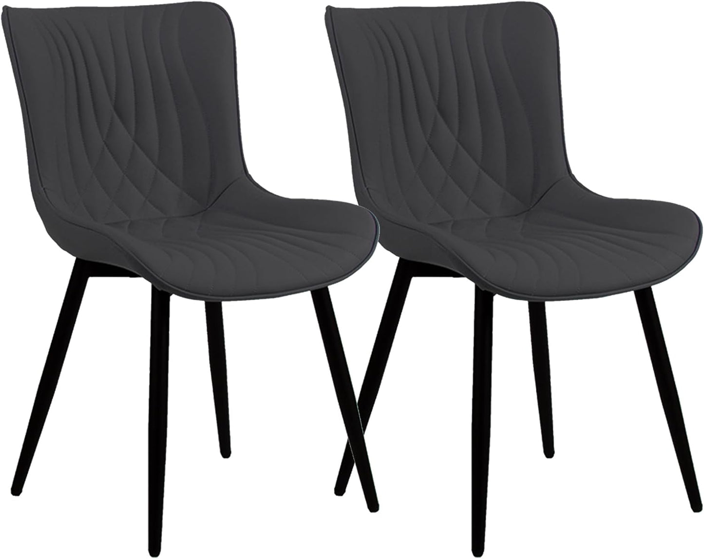 Kidol & Shellder Modern Dining Chairs Set of 2 Kitchen & Dining Room Chairs Upholstered Accent Chair Living Room Chair