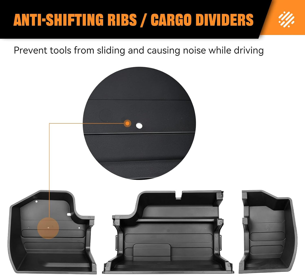 Under Seat Storage for 2019-2026 Silverado/Sierra Crew Cab