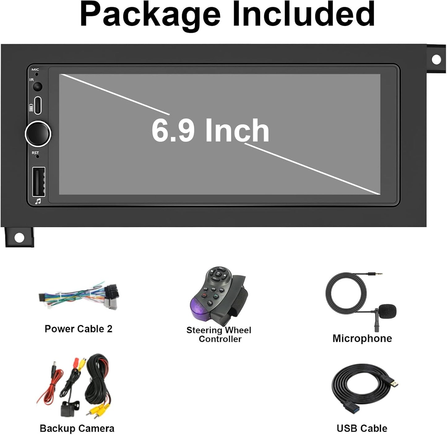 Plug&Play Car Stereo for Dodge Ram 1994-2001 /Dakota1987-2000 /Caravan 1984-2000 / Pickup D150 D250 D350 1984-1993/Town&Country 1990-2000/Grand Cherokee 1993-1998 Wireless CarPlay&Android Auto AM/FM