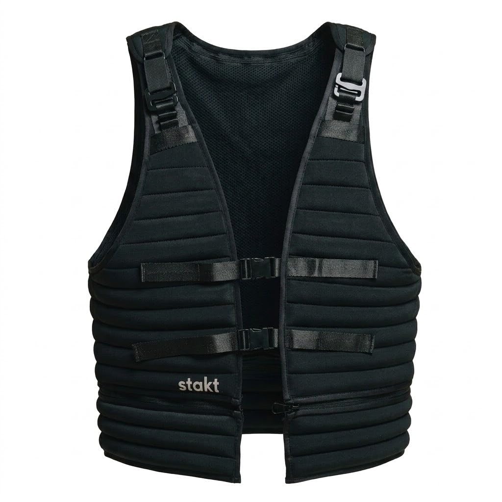 STAKT Adjustable Weighted Vest for Women, 6-8 lb, Washable Liner