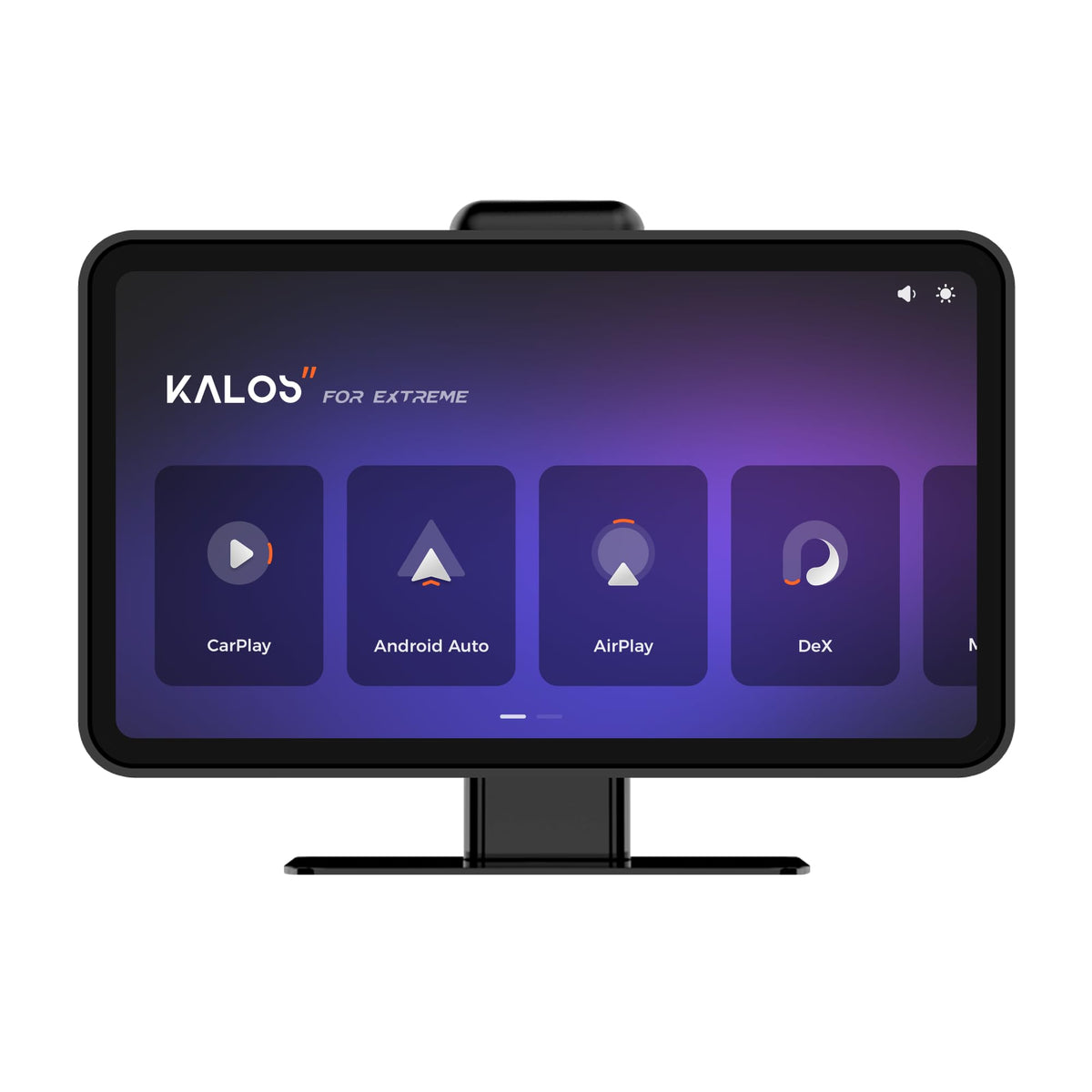 KALOS PAD Wireless Carplay Screen for Car 4K Dash Cam, 9" Carplay & Android Auto Car Stereo, with 1080p Backup Camera, BOE LCD/Mirror Link/Gesture Control/POP Island