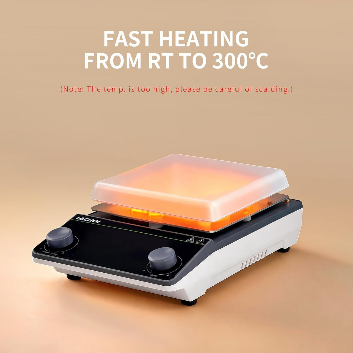 Magnetic Stirrer 5.9" Hot Plate (No Screen) 300℃ Max.5L Stir Plate