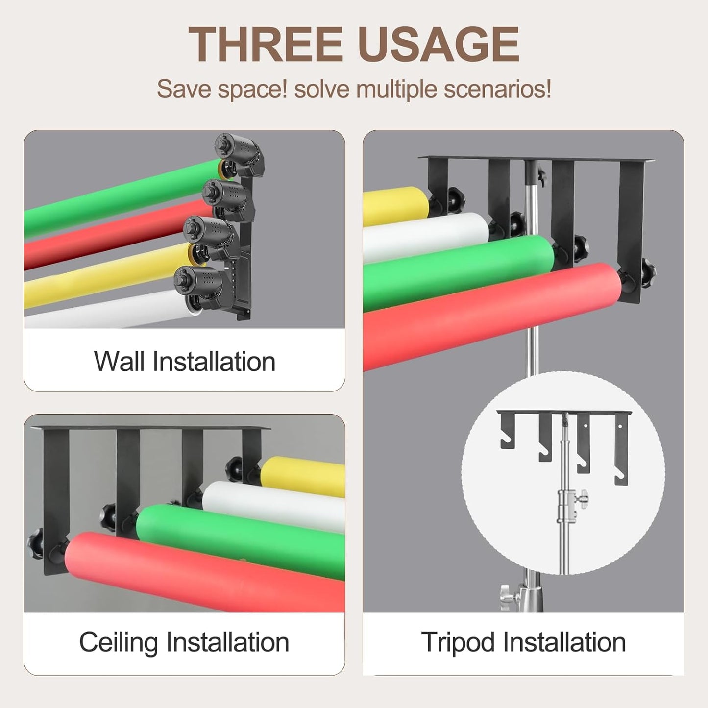 4 Roller Electric Backdrop Support System