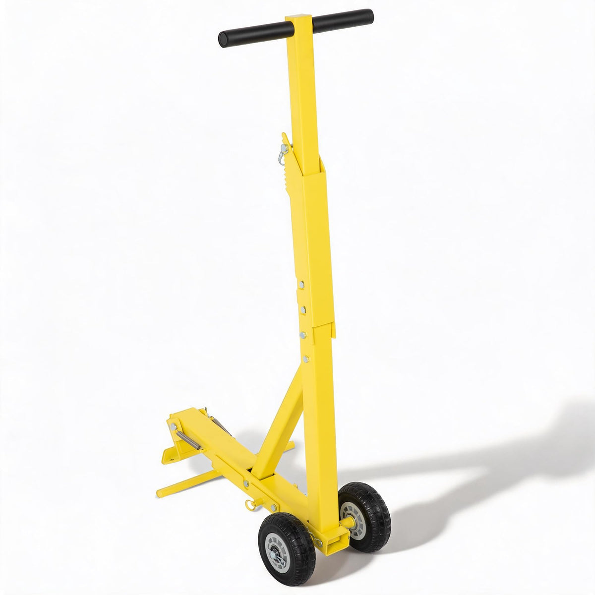 Lawn Mower Jack 800LBS, Zero Turn Mower Jack Lift w/Wheels yellow