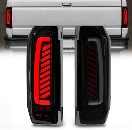 Full LED Tail Lights for 1987-1996 Ford F150 / F250 /Bronco,1987-1997 F350 Super Duty,