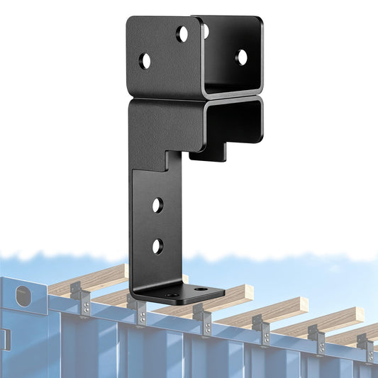 22PCS Container Exterior Truss Brackets for 20FT Shipping Containers, Fits 2x4/2x6 Lumber, DIY Wood Truss Brackets for Container Homes & Outdoor Bars, Build Your Ideal Container Home