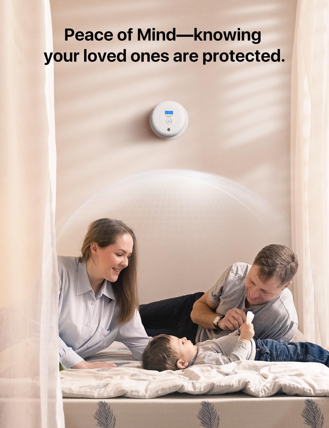 Smoke & Carbon Monoxide Alarm with Large LCD,10-Year, UL 217 & UL 2034 Certified, 2-Pack. Supposed to be a 3 pack but one of them didn't pass my standards. Price adjusted.