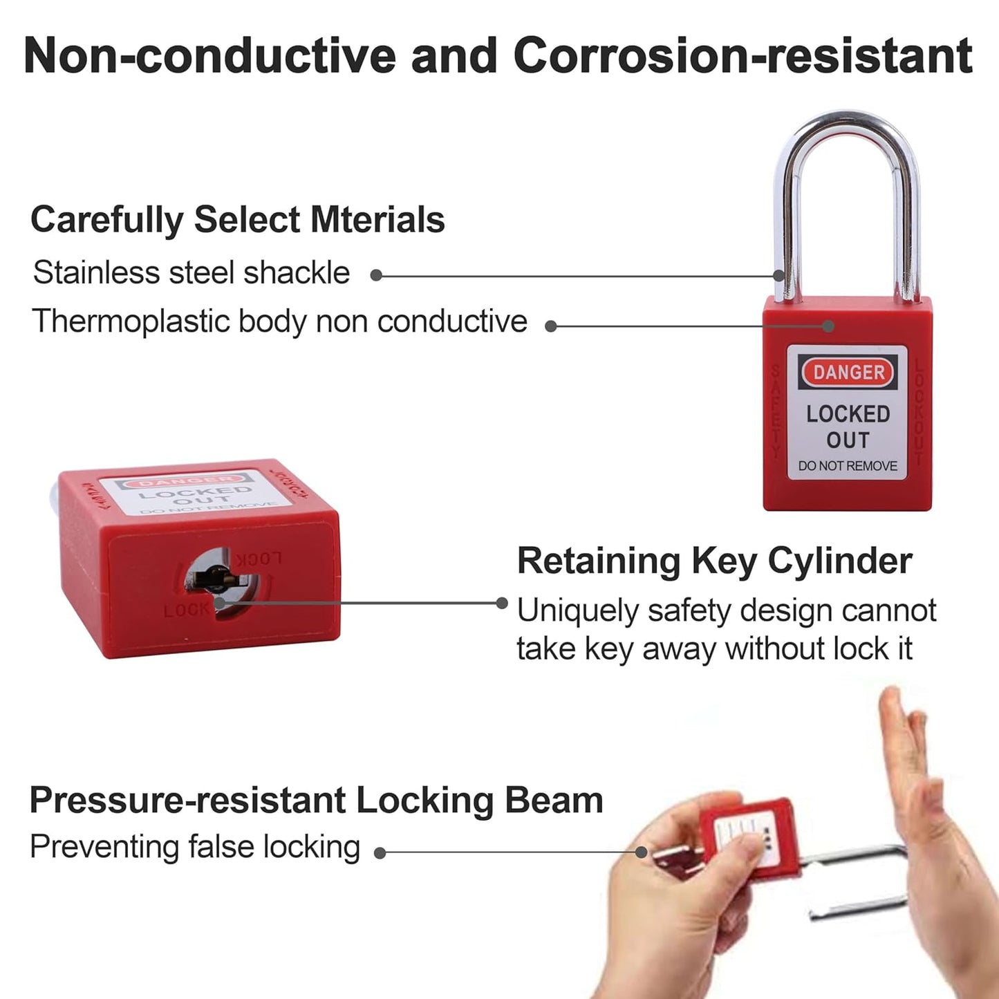 Lock Out Tag Out Kit - Lockout Tagout Electrical Loto, Safety Padlocks, Lockout Hasp Breaker, Lockout Ball Valve, Lockout Steel Cable, Lockout Plug,