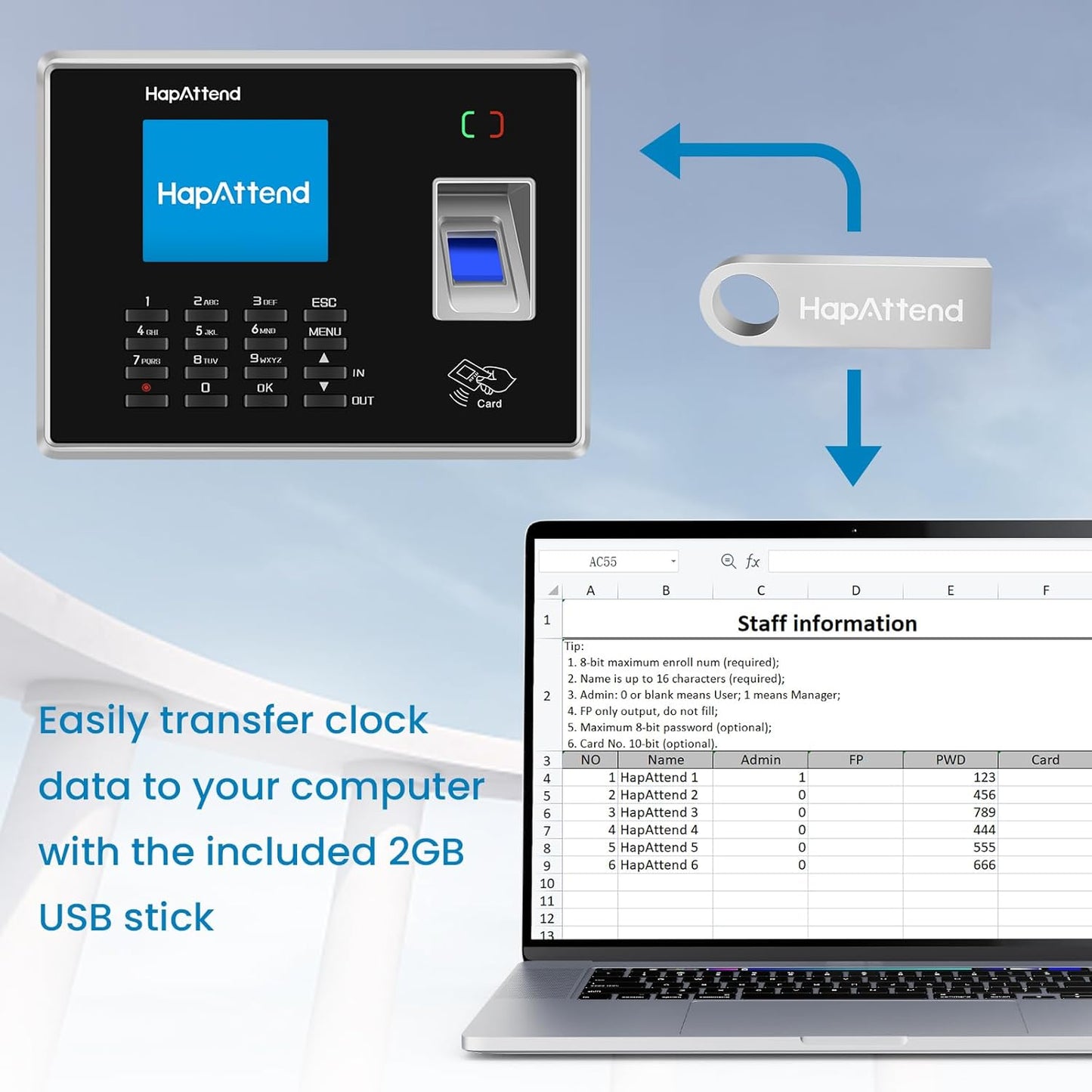 Fingerprint Time Clock for Small Business