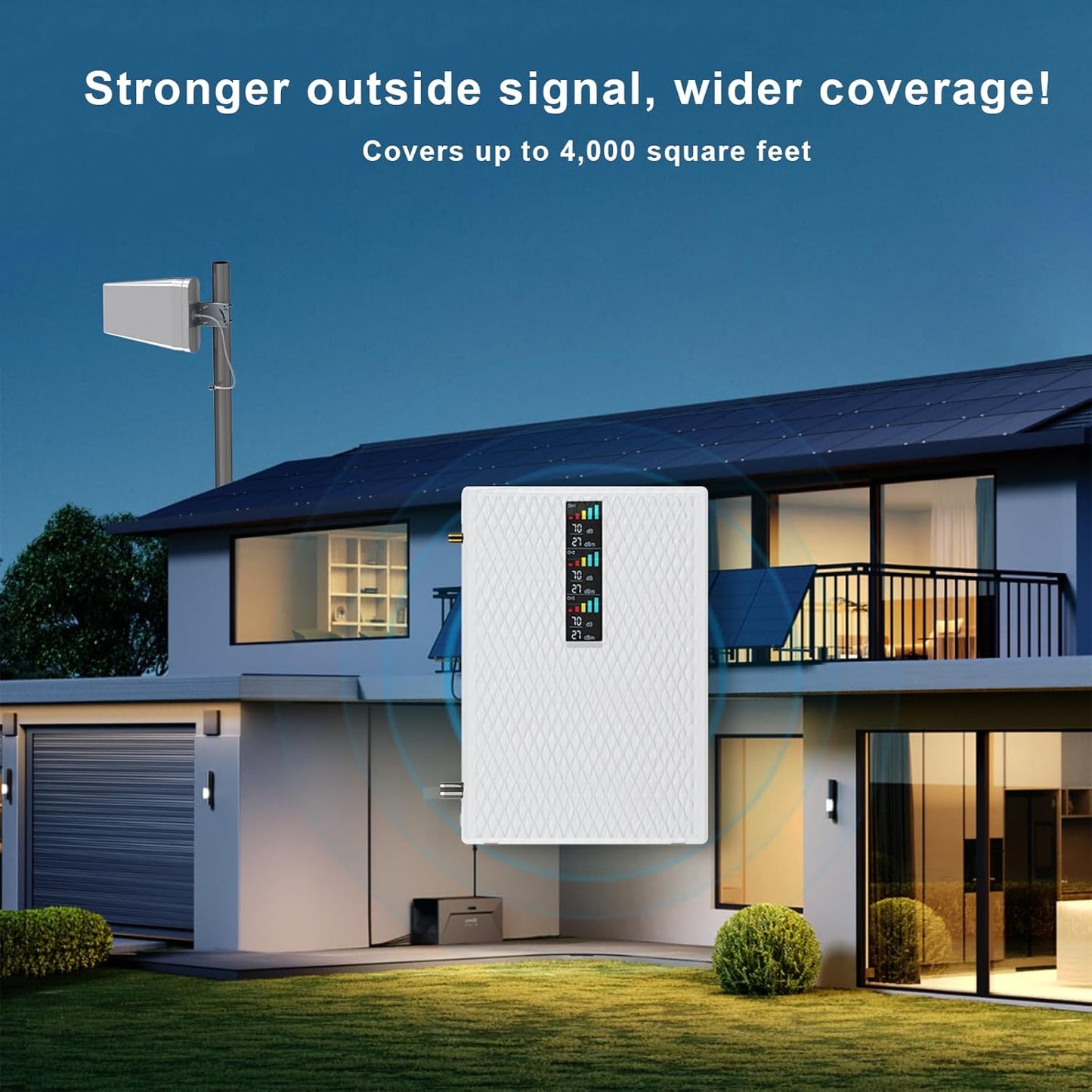 Cell Phone Signal Booster for Home and Office Boost 5G 4G LTE Data Supports Verizon AT&T