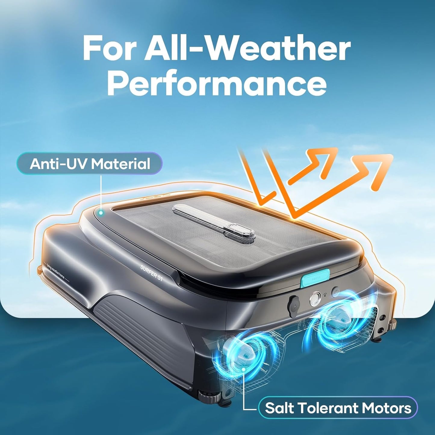 Solar Pool Skimmer Pool Surface Cleaning Robot