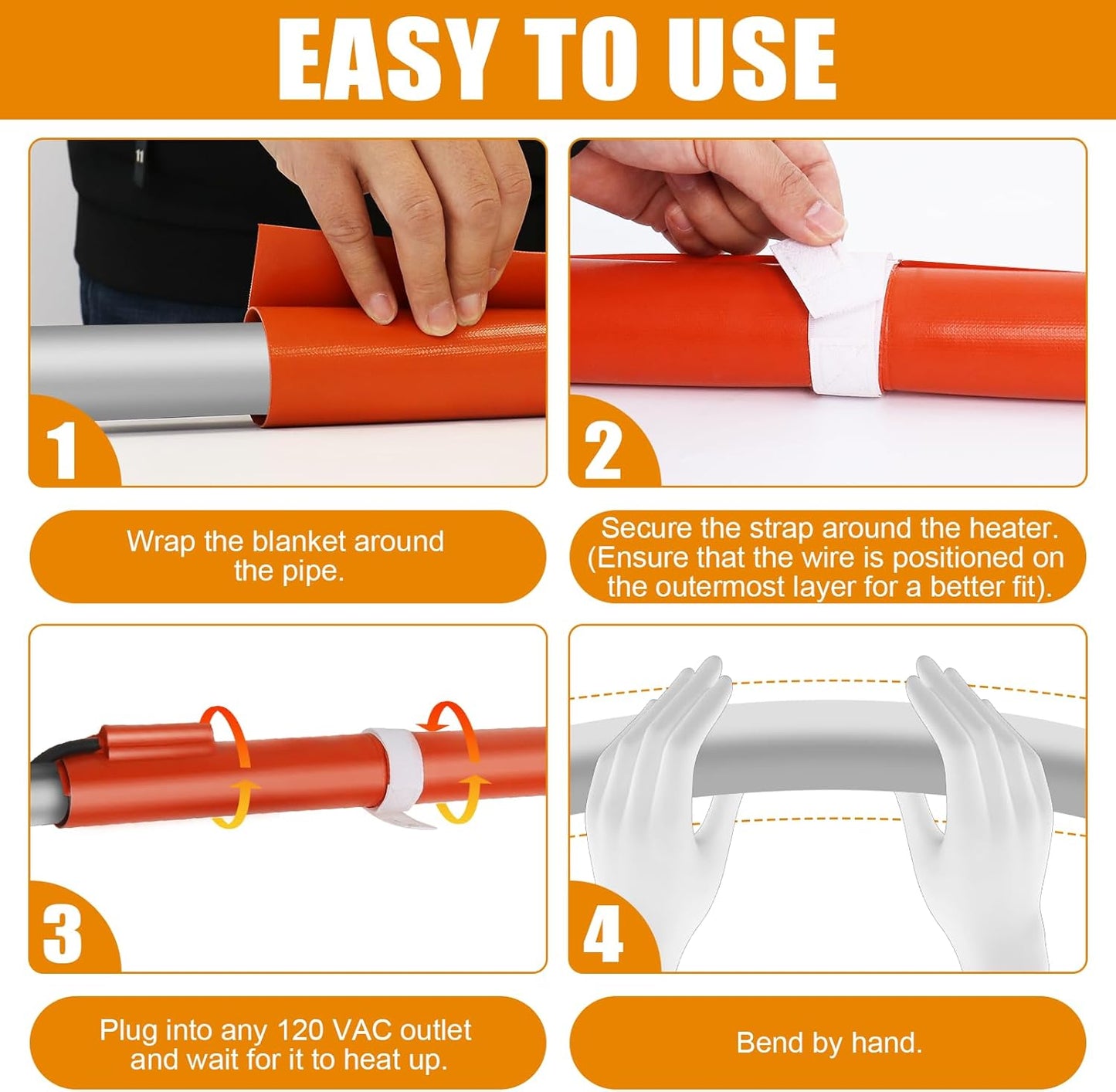 PVC Heat Blanket for Bending 2' to 3' PVC Conduit