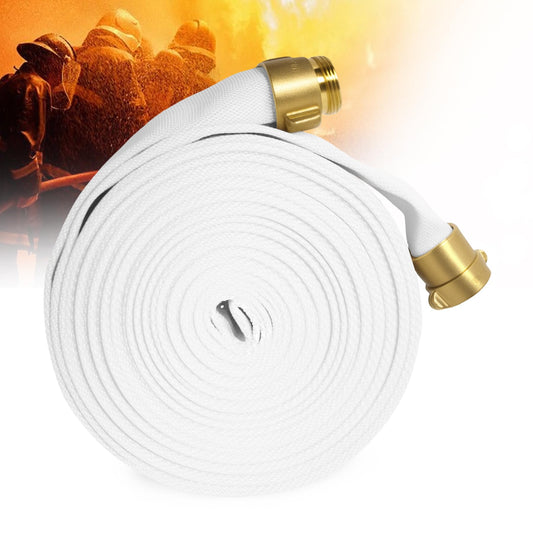 Upgrade Fire Hose, 1-1/2" ID x 50 FT, NST/NH Single-Jacketed TPU Fire Hose