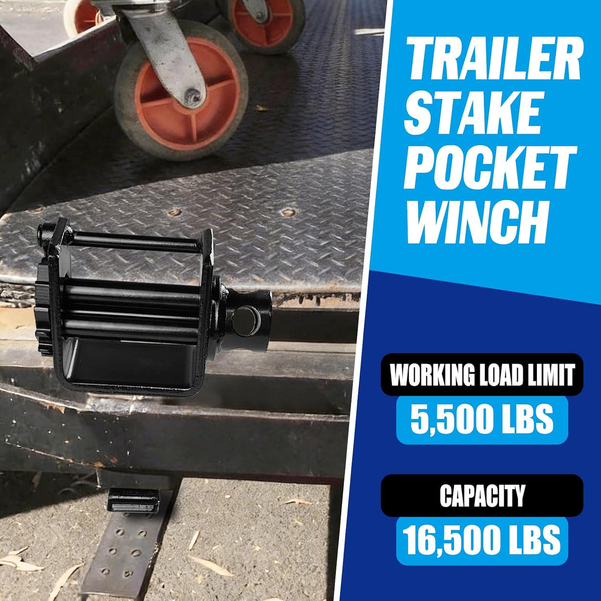 ANLULOAD Stake Pocket Outward Off-Set,Trailer Stake Pocket Winch.4Packs