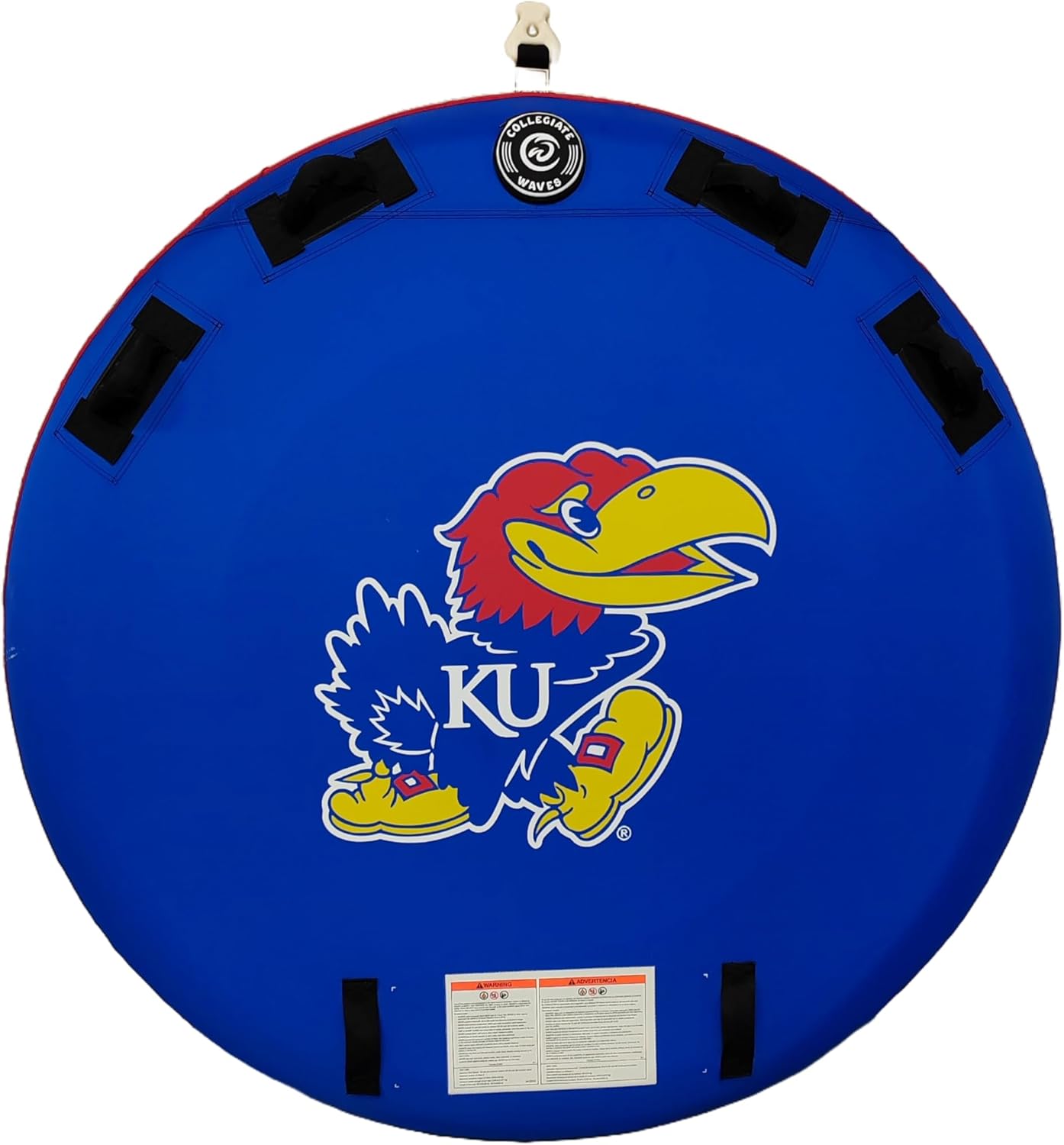 Collegiate Waves The Rookie 70&#34; Round Tube (University of Kansas - Jayhawks)