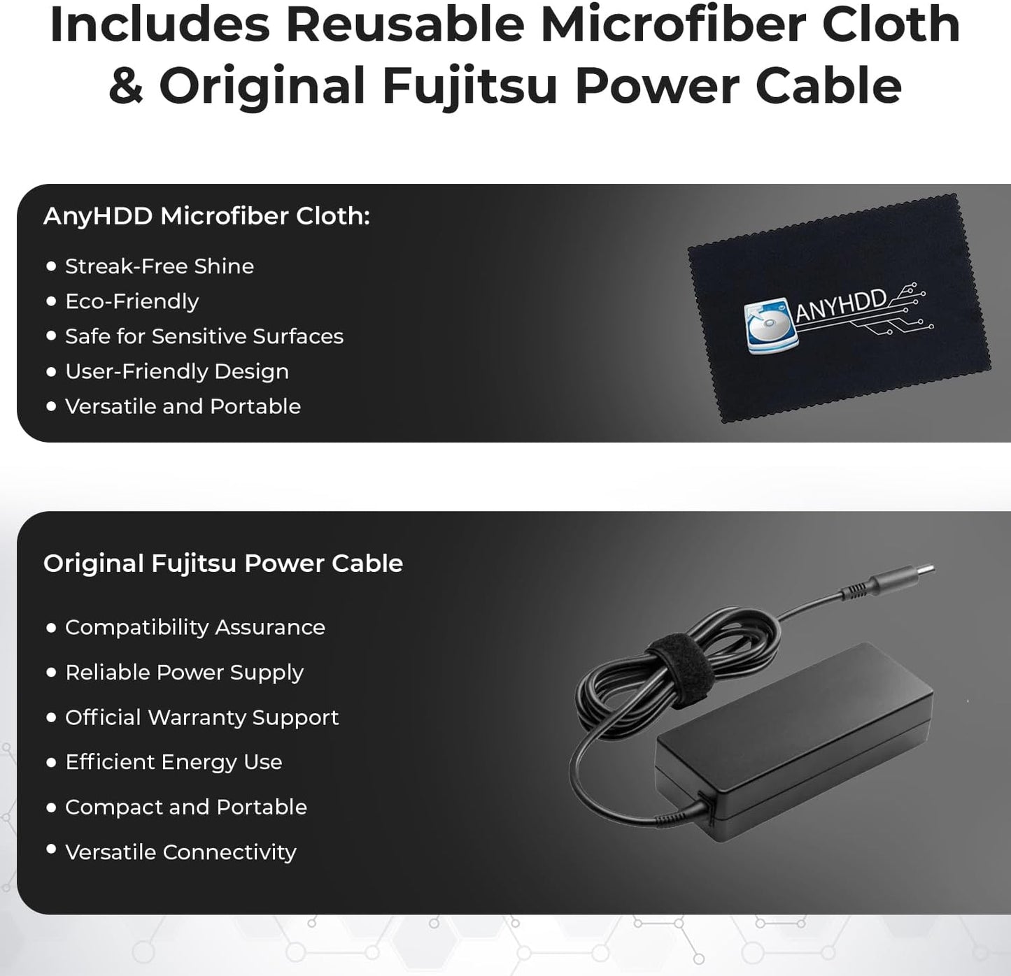 Refurbished Fi-7160 Scanners for Computers - 600 DPI Document Scanner, with 24V Power Cable & USB 3.0 Cable & Microfiber Cleaning Cloth