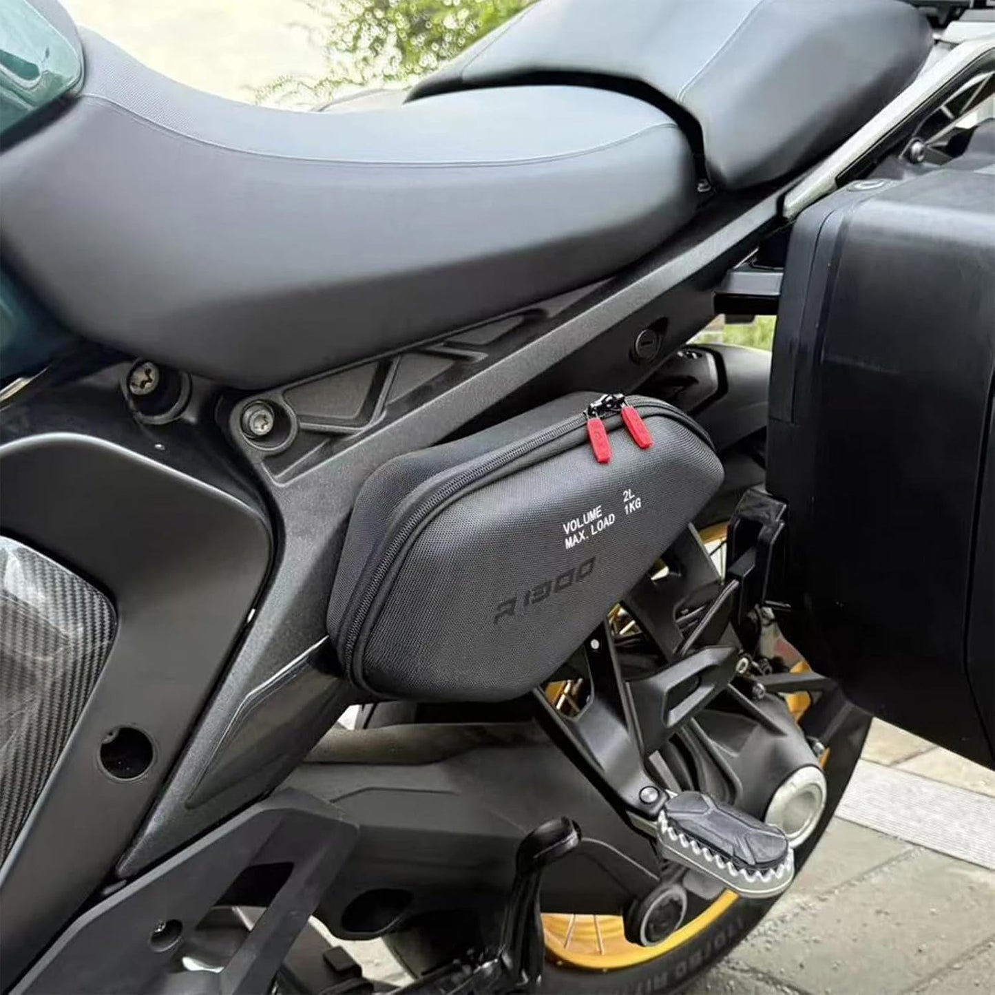 For BMW R1300GS Motorcycle Side Frame Storage Bags 2023 2024 2025 Waterproof Package Bag Volume 2L Travel Essential Pocket