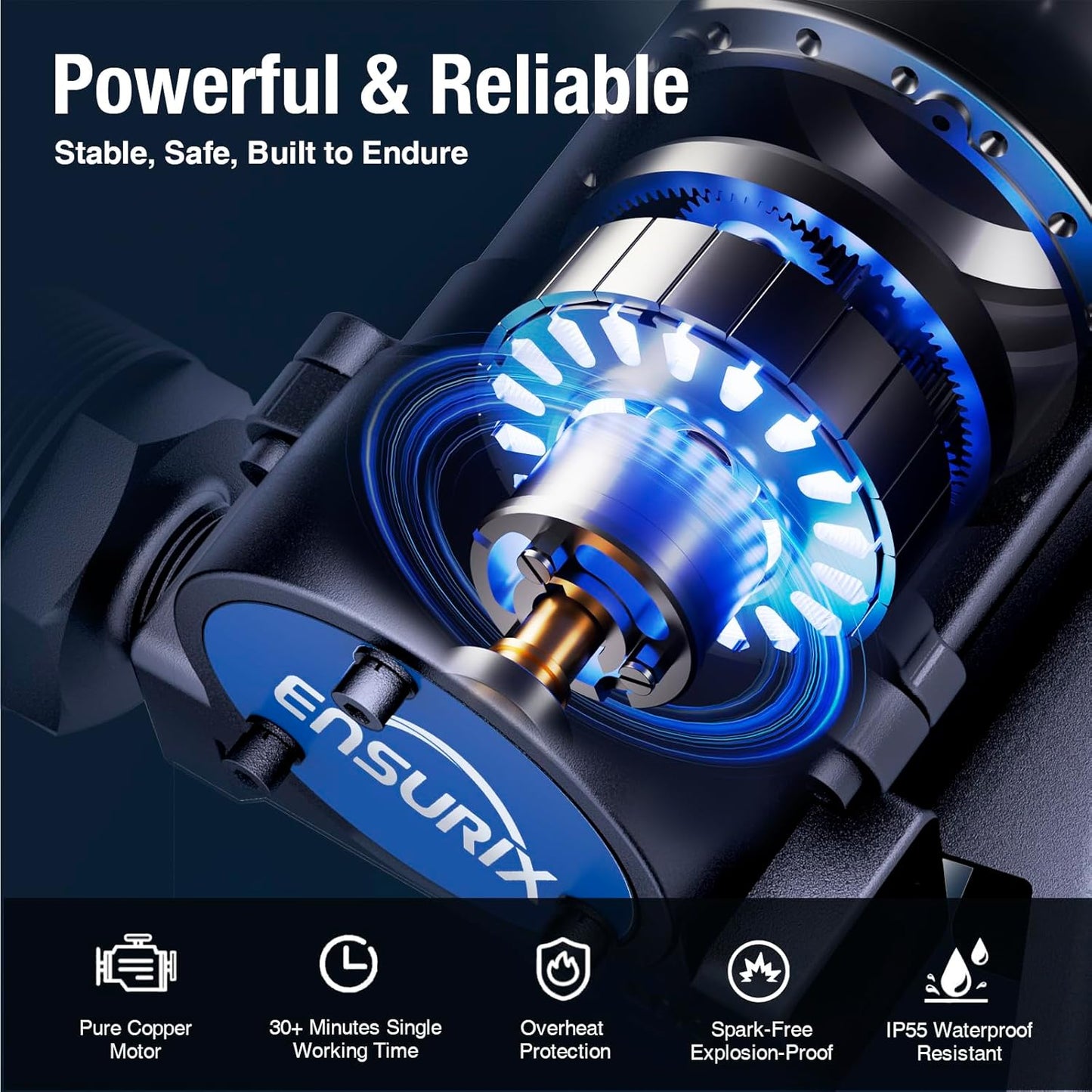 12V Fuel Transfer Pump Kit 18 GPM - Explosion-Proof Gas & Diesel Transfer Pump with Auto Shut-Off Nozzle & Filter - 12 Volt Heavy Duty Fuel Transfer Tank Pump for Tractors, Boats & Job Sites