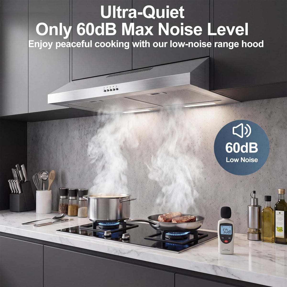 SOZT® 30 Inch Under Cabinet Range Hood