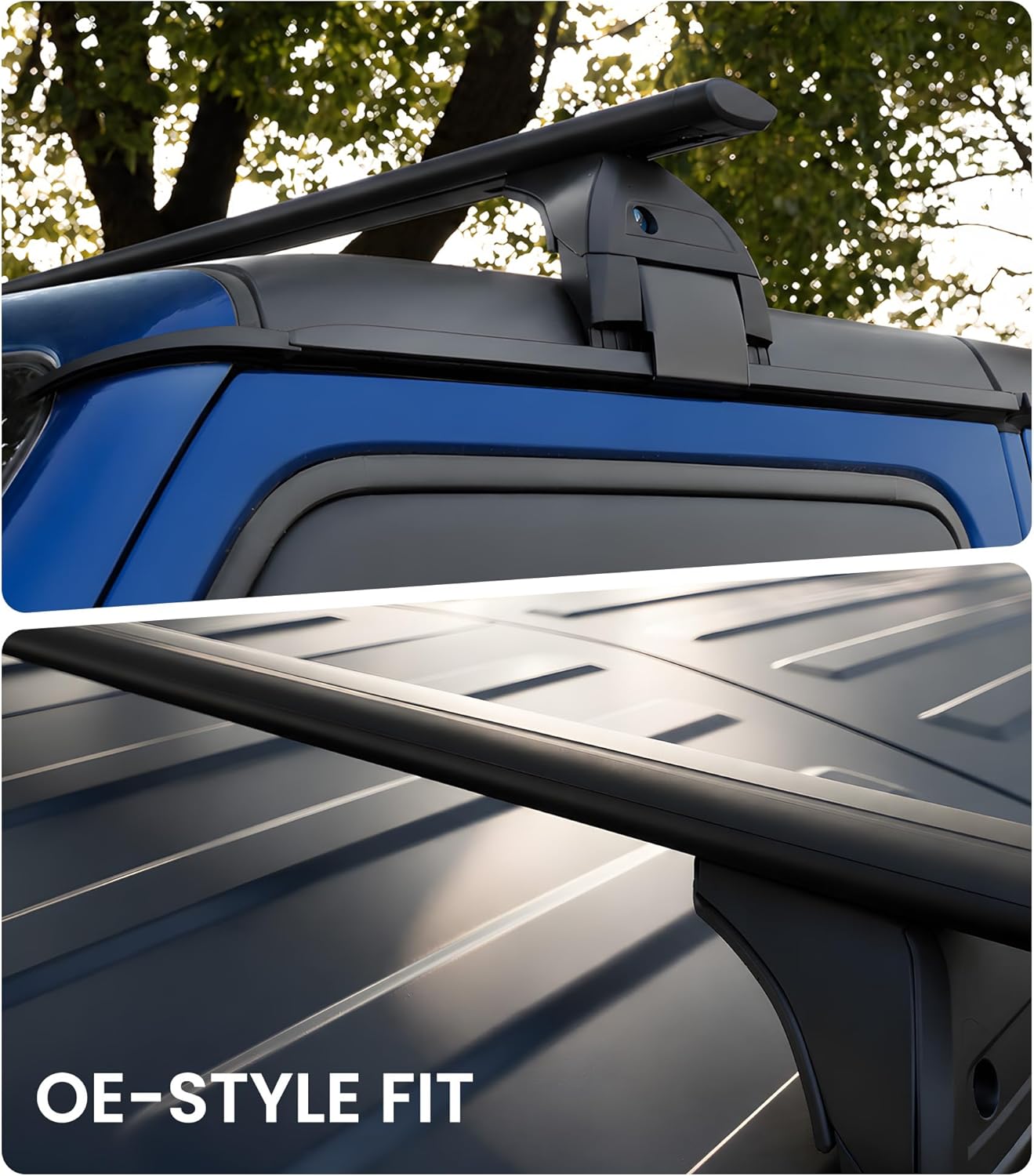 3PCS Roof Rack Cross Bars Fit for Jeep Wrangler JK JL Gladiator JT 2007-2026 Hard Top, 350lbs Lockable CrossBars Cargo Carrier, Rooftop Accessories for Tent Bike Kayak Skis