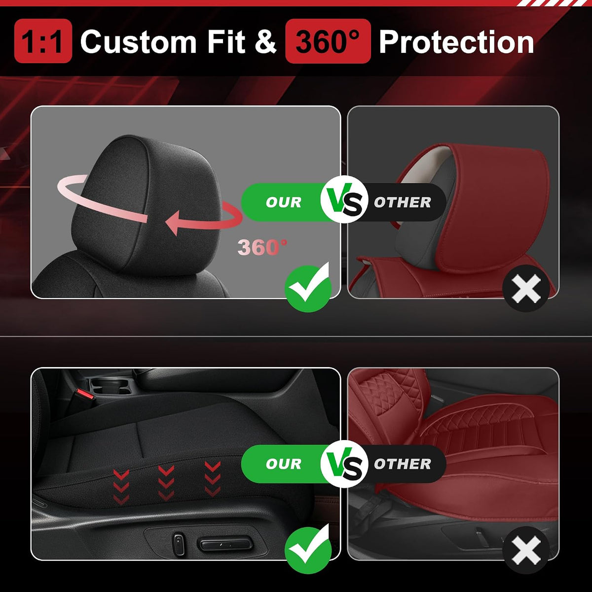 Neoprene Seat Covers for Honda CRV 2023-2026 Front Seats