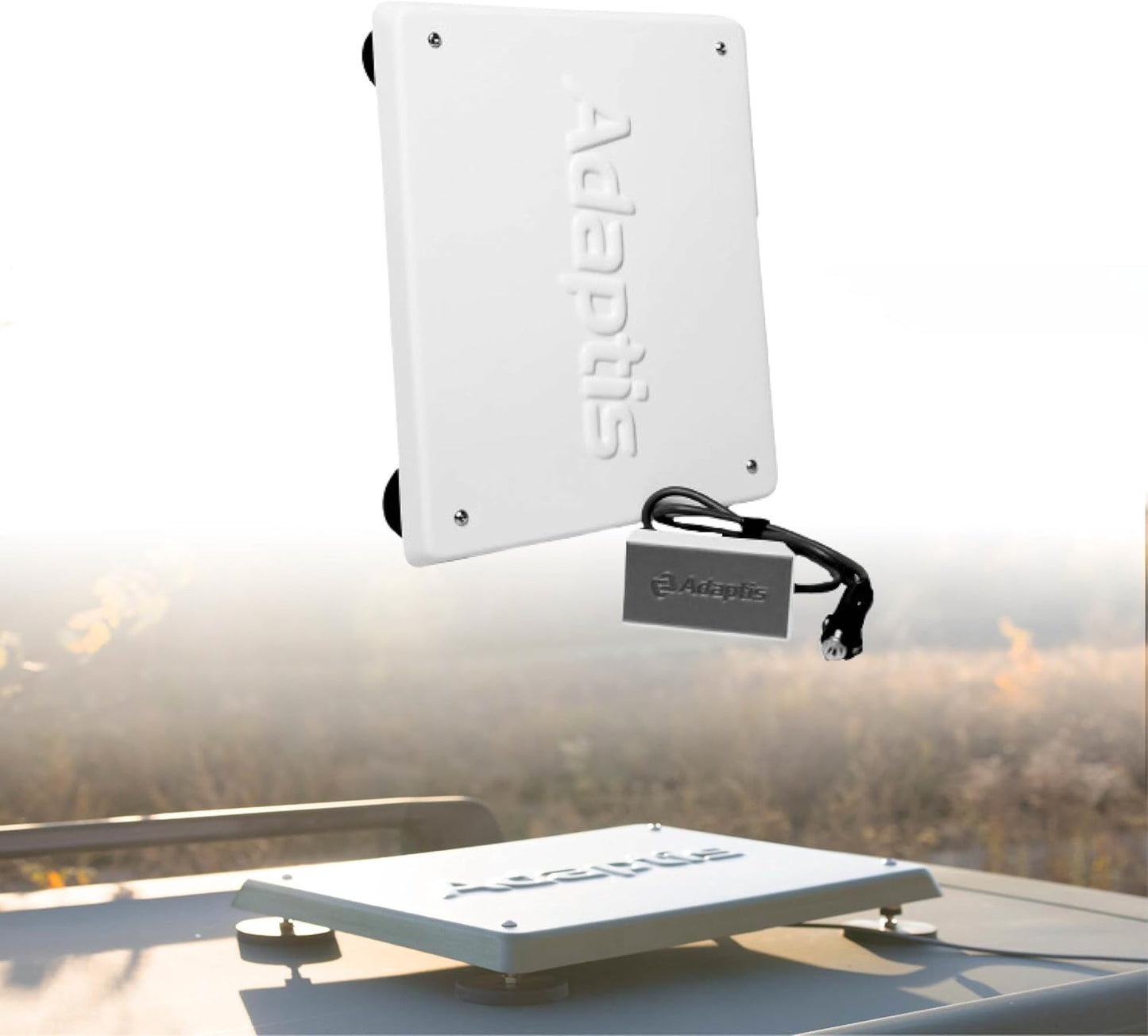 Adaptis Magnetic Roof Mount for Starlink Mini, Protective Mounting Kit for RV, Camper, Trailer, Car & Boat (White)