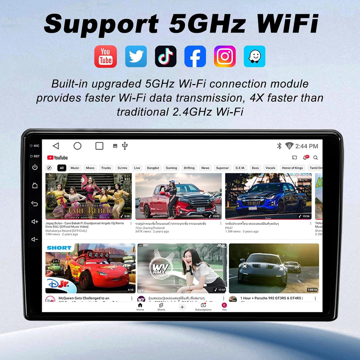 64GB Android 13 Car Radio Stereo for 2013-2018 Toyota RAV4, Plug and Play 10.2", 4Core 2+64GB