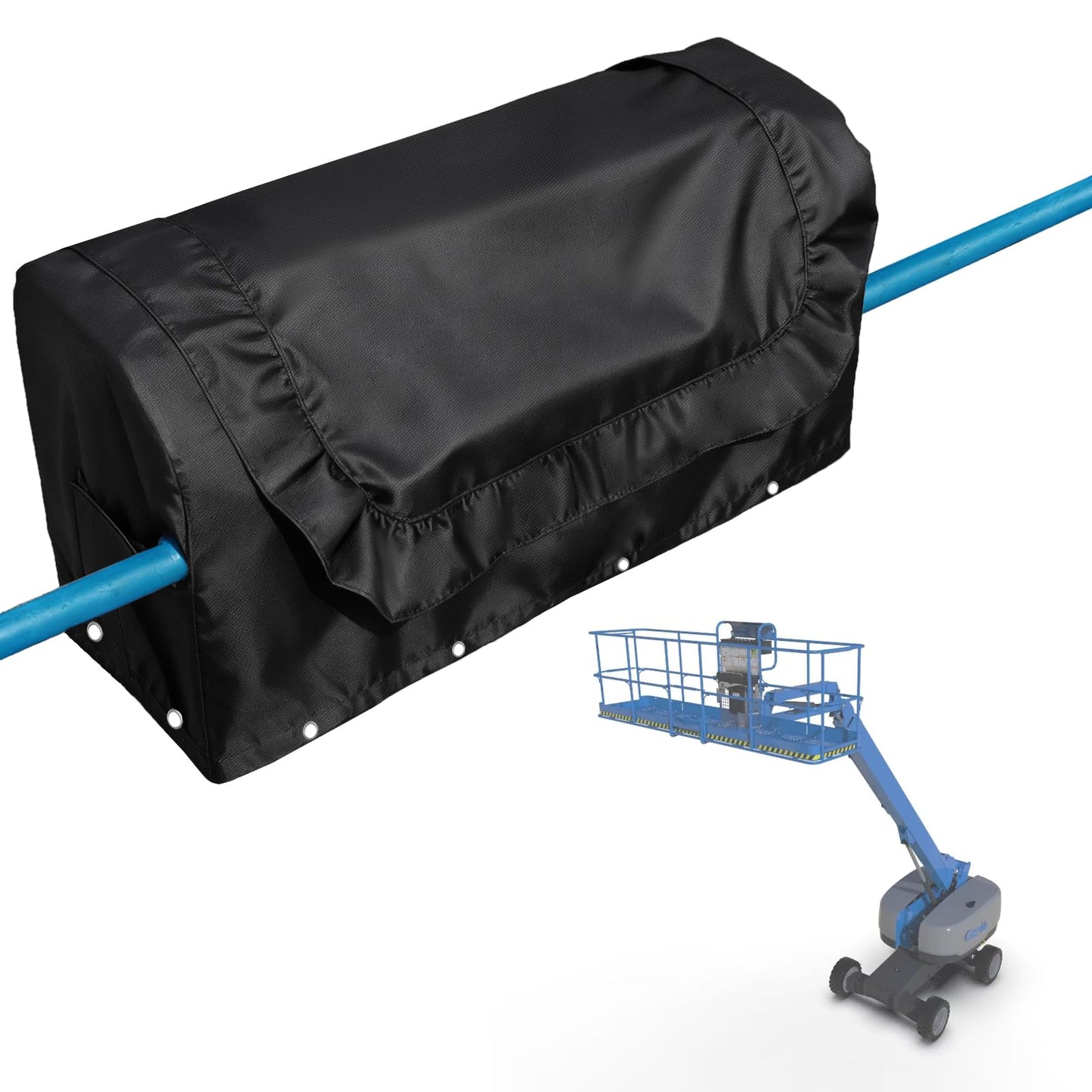 Center Consoles Cover for Genie Boom Lift Control Box, Universal Protective Cover for All Fuel Driven RT Genie Boom Lift Models, Double Layer Thickened Waterproof with Plush Lining