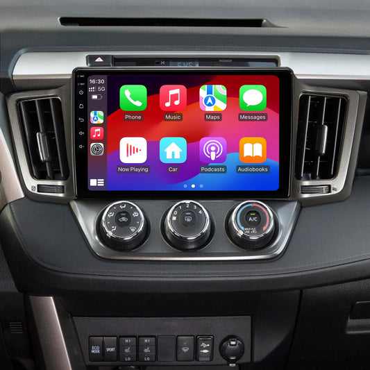 10.2'' 64GB Car Radio Stereo Upgrade for Toyota RAV4 2013-2018, Plug and Play Android 13 Head Unit with Wireless Carplay/Android Auto/1080P Backup Camera/AM FM Radio 4 Core 2+64GB