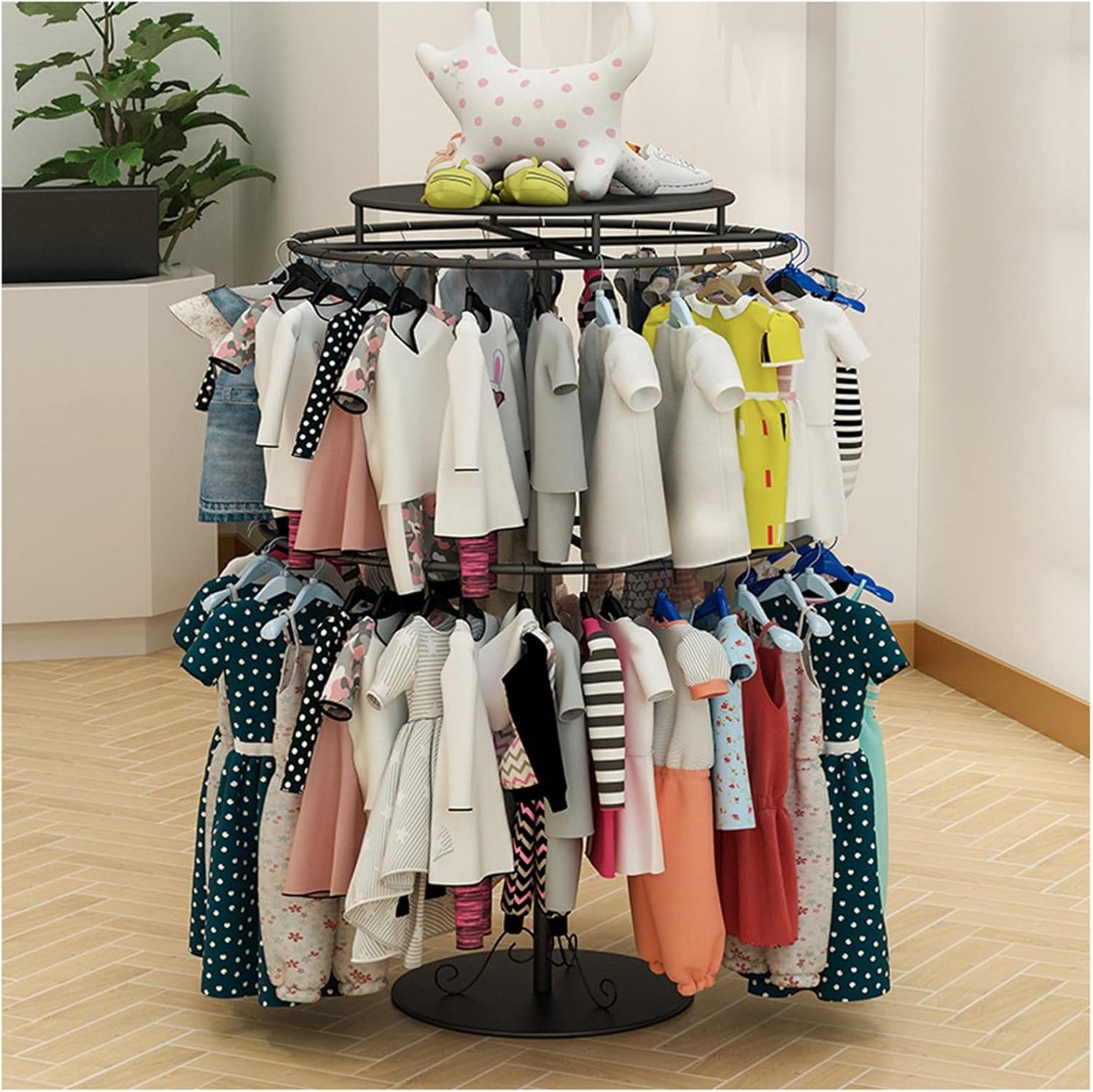 Children's Round Clothes Hanging Rack