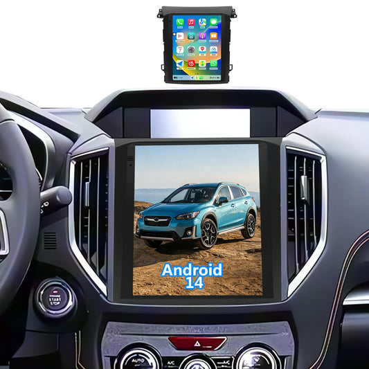 Android 14 Car Stereo Radio Compatible with Subaru Crosstrek XV 2018 2019 2020 2021 Wireless CarPlay & Android Auto AHD Backup Camera Upgrade 9.7" Touch Screen GPS WiFi SWC FM Bluetooth 2+64G