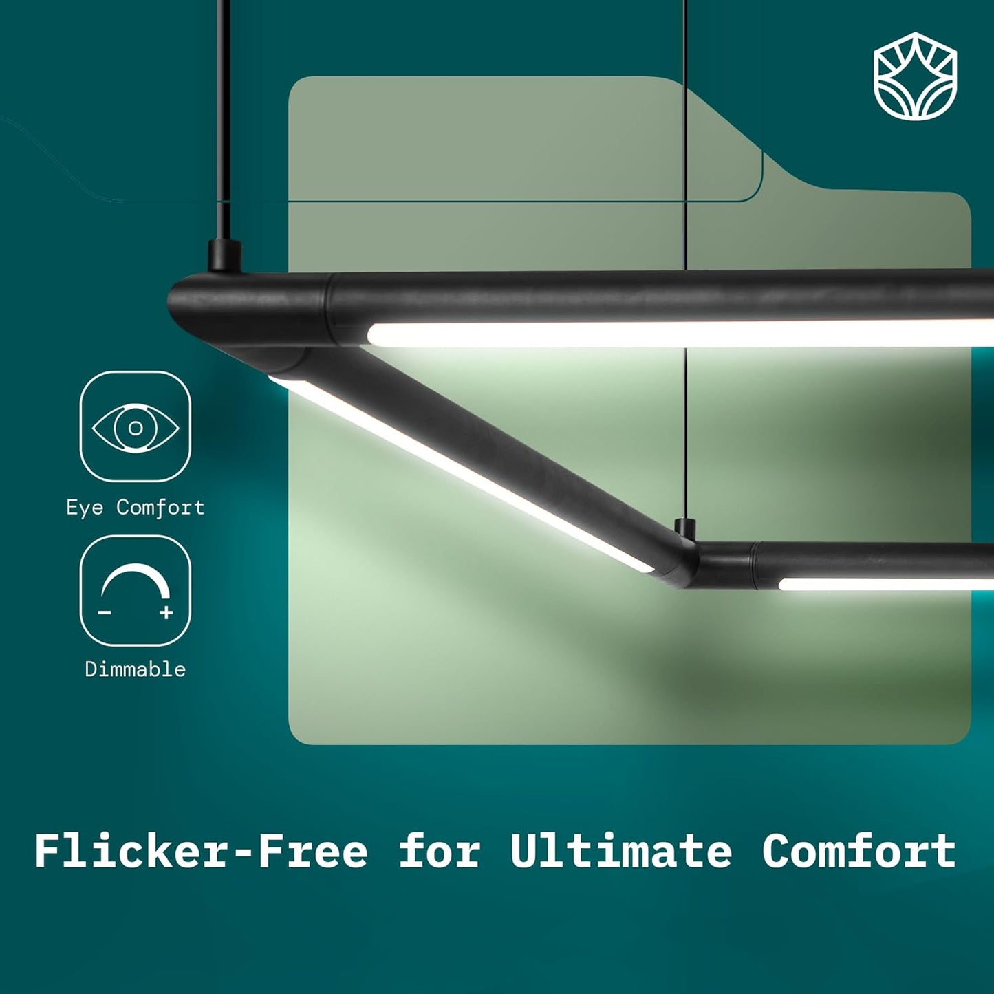 Rectangular Pool Table Light (Bright White 3000K)