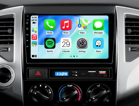 Car Radio Stereo for Toyota Tacoma 2005-2015,Android 15 2+64G 9" Touch Screen Radio with CarPlay Android Auto Bluetooth GPS Navigation HD Backup Camera