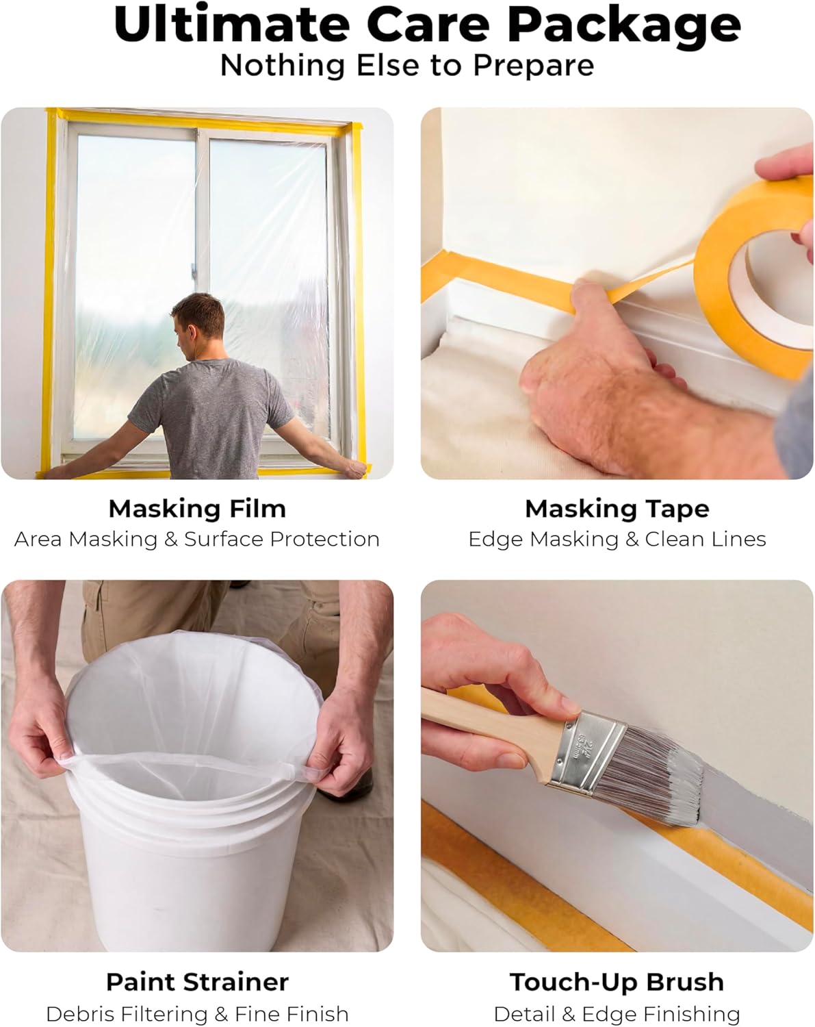 InoKraft NEO Airless Paint Sprayer Kit for House Painting, DIY Beginners' Choice with Accessories Storage Space, Lightweight Design, Quick Clean for Home Interior and Exterior Furniture and Fences