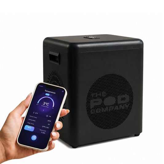 The Pod Chiller 2.0 for Cold Plunge Tubs, WiFi App Control, Cools to 37°F, 145 GPH Water Filtration & Circulation System, Energy Efficient Cold Therapy Chiller for Ice Baths & Recovery Solo Chiller Pro 2.0 (37°F)